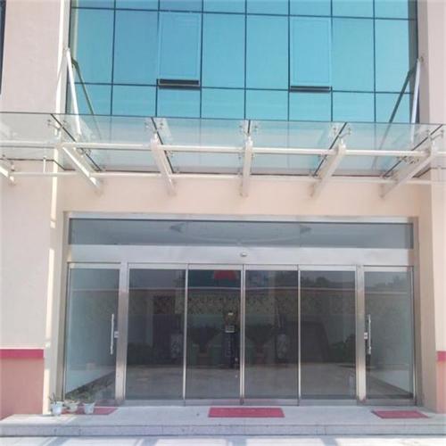  矛_��庄玻璃感应门